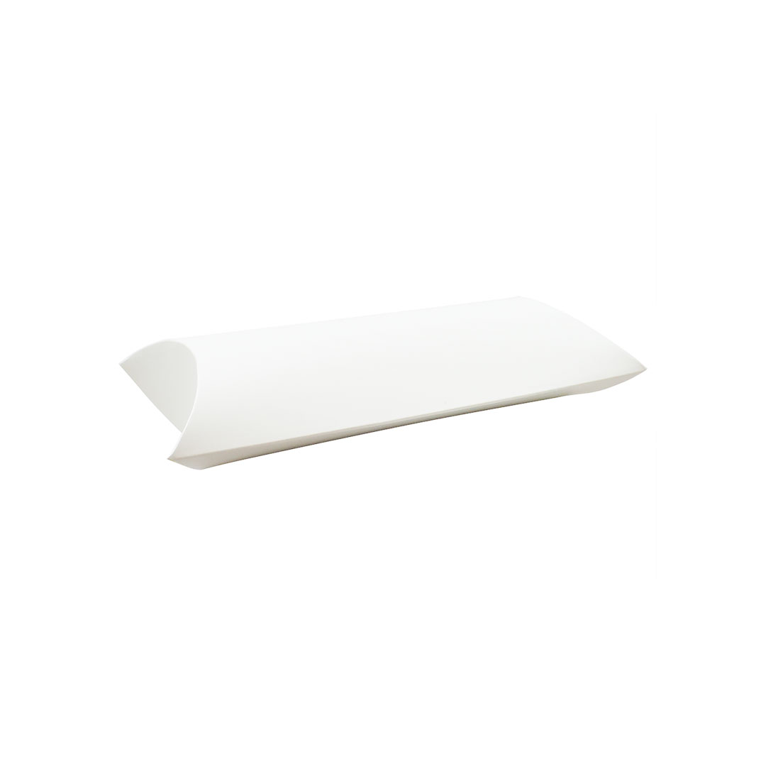 Matt White Pillow Boxes, 200 x 140 x 50 mm | APL Packaging