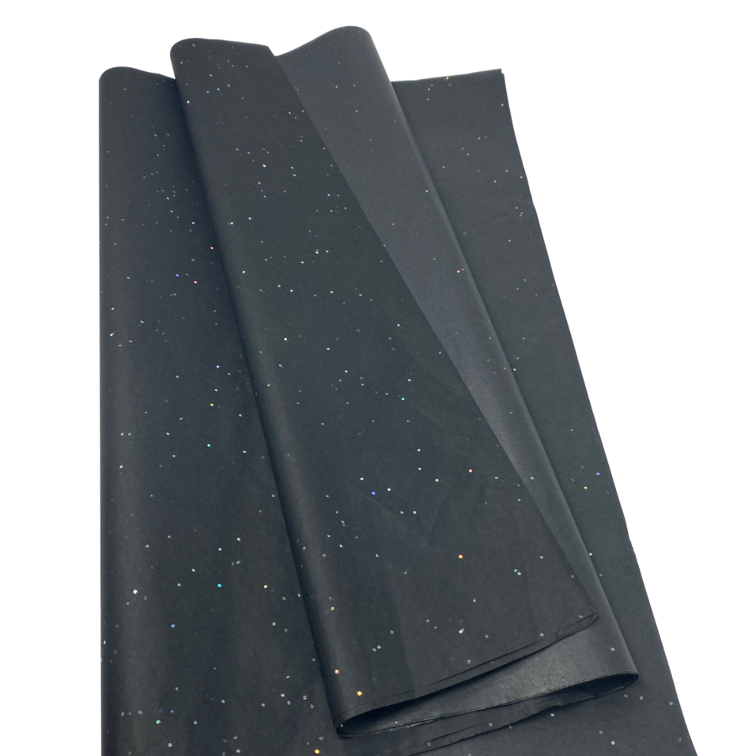 Sparkle Glitter Tissue Paper, Full Size - 50 x 75 cm
